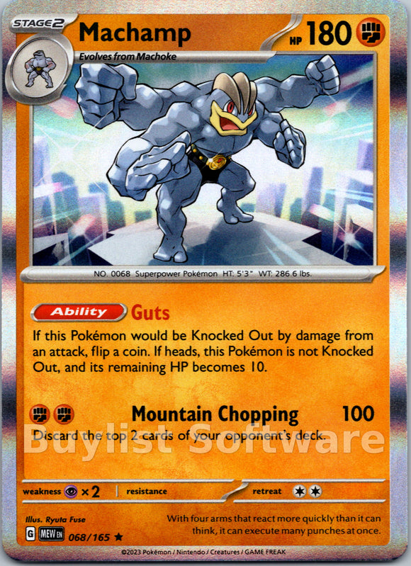 Machamp [068/165] [Scarlet & Violet 151] Holofoil