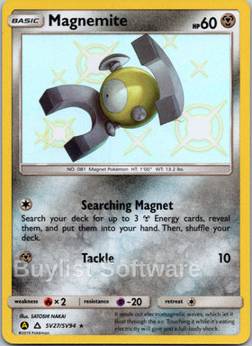 Magnemite [SV27/SV94] [Hidden Fates: Shiny Vault] Holofoil