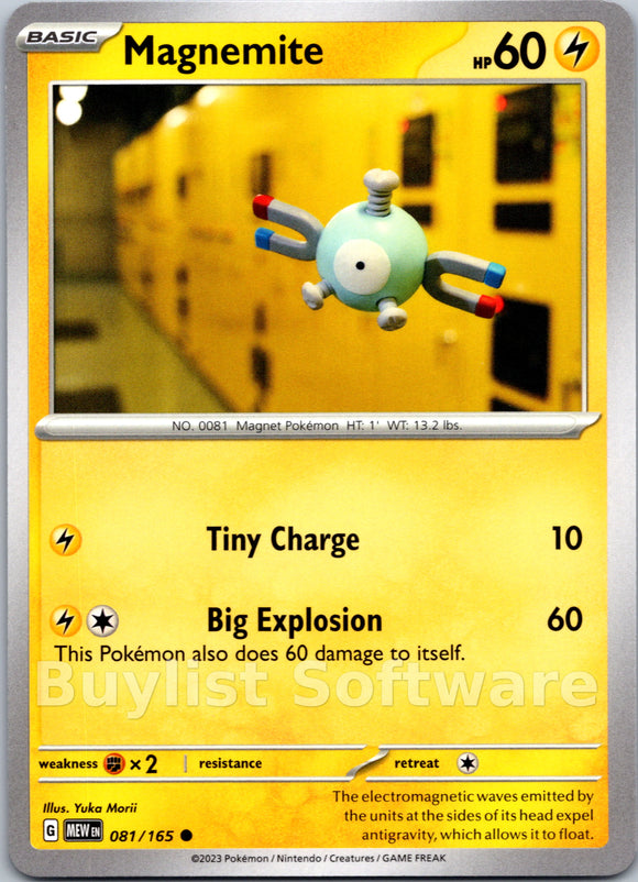 Magnemite [081/165] [Scarlet & Violet 151]