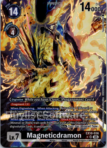Magneticdramon (Alternate Art) [EX10-036] [Sinister Order] Foil