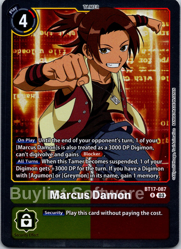 Marcus Damon [BT17-087] [Secret Crisis] Foil