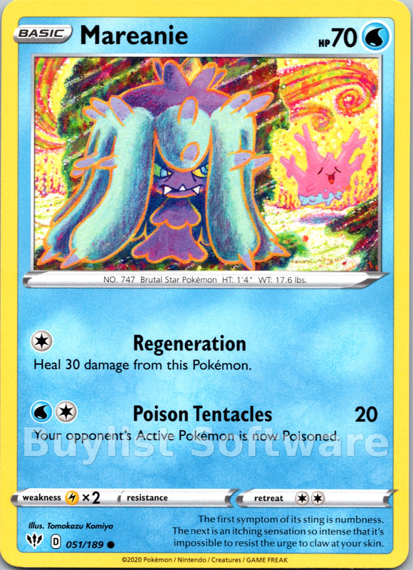 Mareanie [051/189] [Darkness Ablaze]