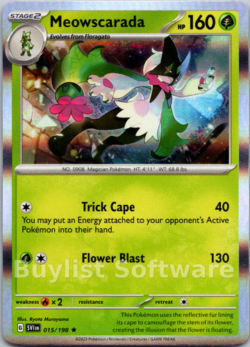 Meowscarada [015/198] [Scarlet & Violet Base Set] Holofoil
