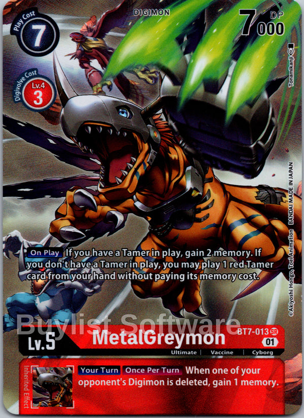 MetalGreymon (Alternate Art) [BT7-013] [Next Adventure] Foil