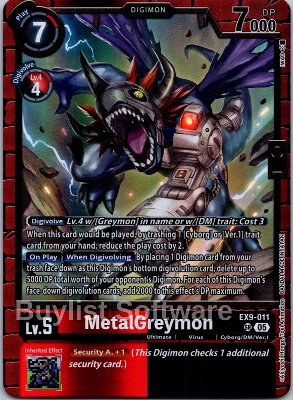 MetalGreymon [EX9-011] [Versus Monsters] Foil