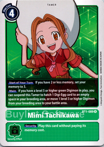 Mimi Tachikawa [BT1-089] [Release Special Booster 1.0]