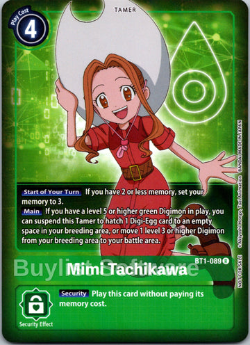 Mimi Tachikawa (Box Topper) [BT1-089] [Release Special Booster 1.0] Foil