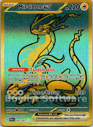 Miraidon ex [243/091] [Paldean Fates] Holofoil