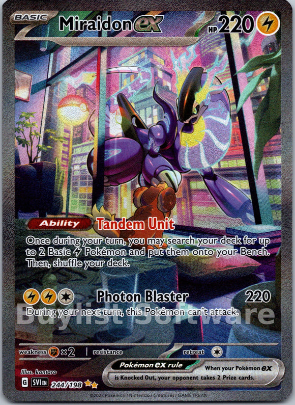 Miraidon ex [244/198] [Scarlet & Violet Base Set] Holofoil