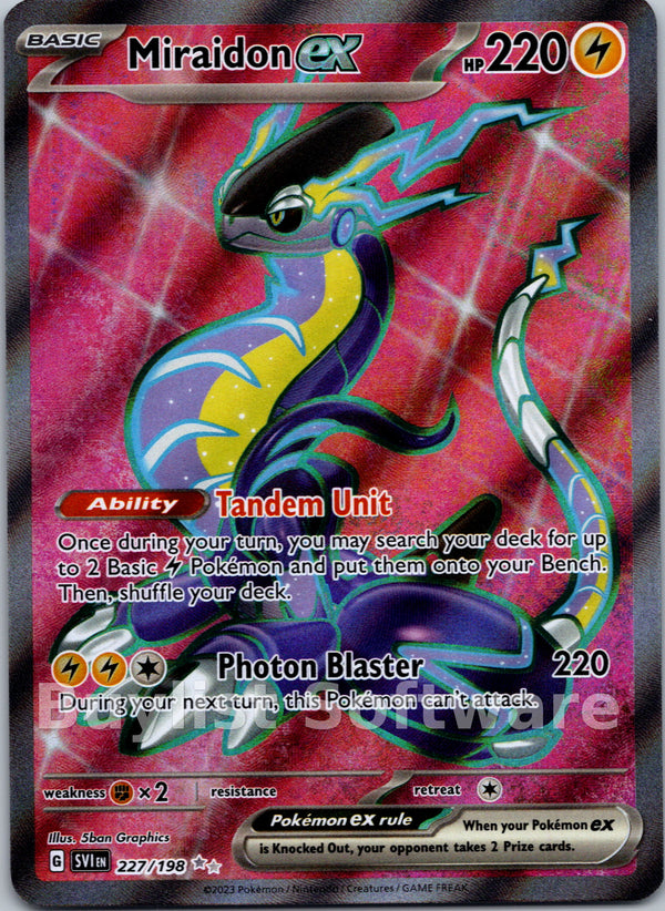 Miraidon ex [227/198] [Scarlet & Violet Base Set] Holofoil