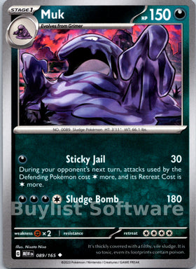 Muk [089/165] [Scarlet & Violet 151]