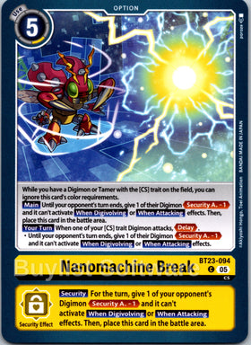 Nanomachine Break [BT23-094] [Hackers' Slumber]