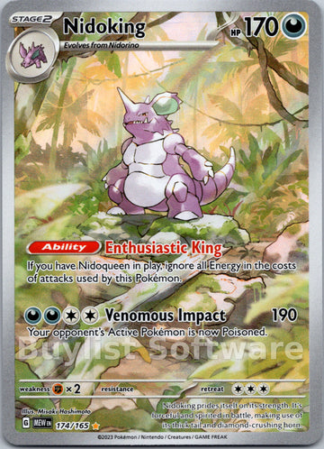Nidoking [174/165] [Scarlet & Violet 151] Holofoil