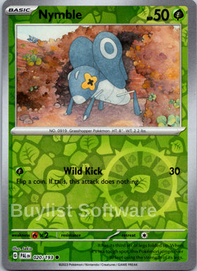 Nymble [020/193] [Paldea Evolved] Reverse Holofoil