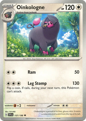 Oinkologne [157/198] [Scarlet & Violet Base Set] Reverse Holofoil