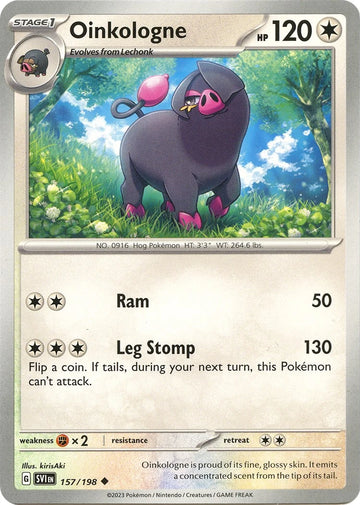 Oinkologne [157/198] [Scarlet & Violet Base Set] Reverse Holofoil