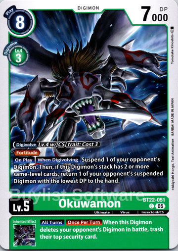 Okuwamon [BT22-051] [Cyber Eden]