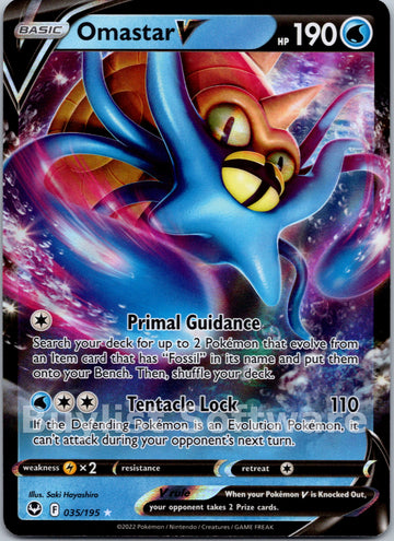 Omastar V [035/195] [Silver Tempest] Holofoil