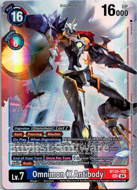 Omnimon (X Antibody) [BT20-102] [Release Special Booster 2.5] Foil