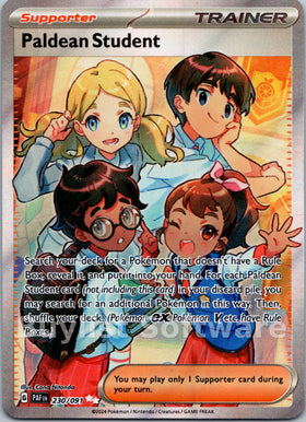 Paldean Student [230/091] [Paldean Fates] Holofoil