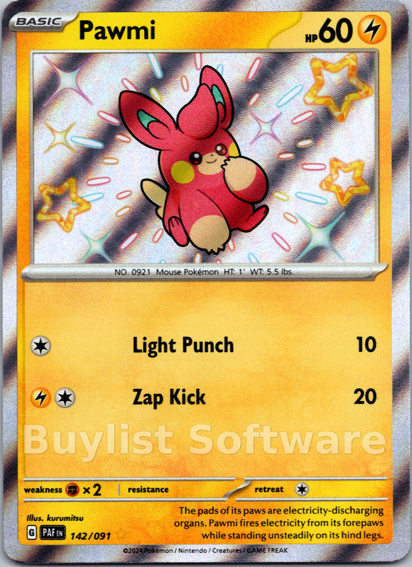 Pawmi [142/091] [Paldean Fates] Holofoil