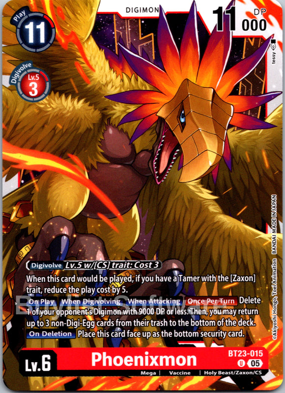 Phoenixmon [BT23-015] [Hackers' Slumber]