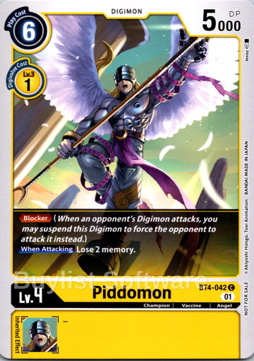 Piddomon (Winner Pack X Record) [BT4-042] [Great Legend]