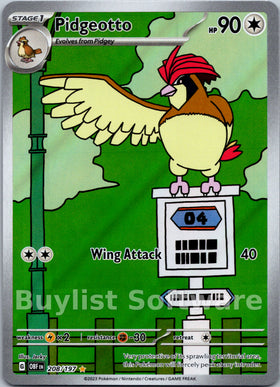 Pidgeotto [208/197] [Obsidian Flames] Holofoil