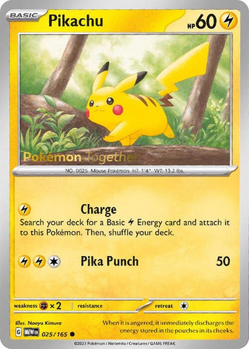 Pikachu (Pokemon Together) [025/165] [Scarlet & Violet 151]