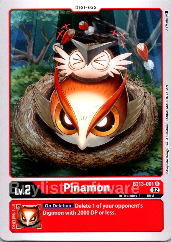 Pinamon [BT13-001] [Versus Royal Knights]