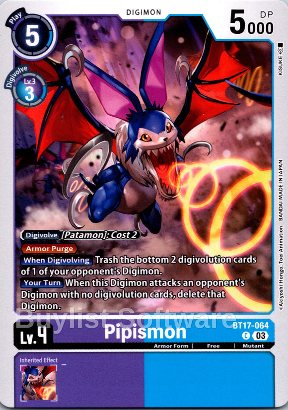 Pipismon [BT17-064] [Secret Crisis]
