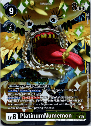 PlatinumNumemon [BT22-065] [Cyber Eden Release Event Cards] Foil