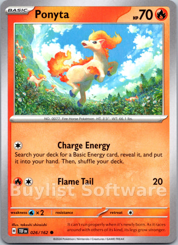 Ponyta [026/162] [Temporal Forces]