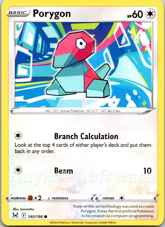 Porygon [140/196] [Lost Origin]