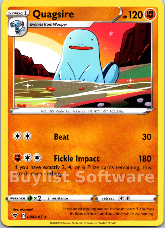 Quagsire [084/185] [Vivid Voltage]