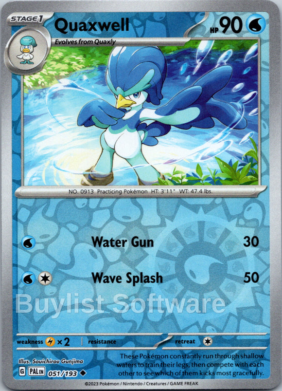 Quaxwell [051/193] [Paldea Evolved] Reverse Holofoil