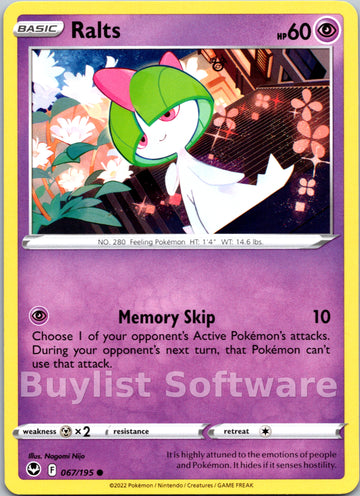 Ralts [067/195] [Silver Tempest]
