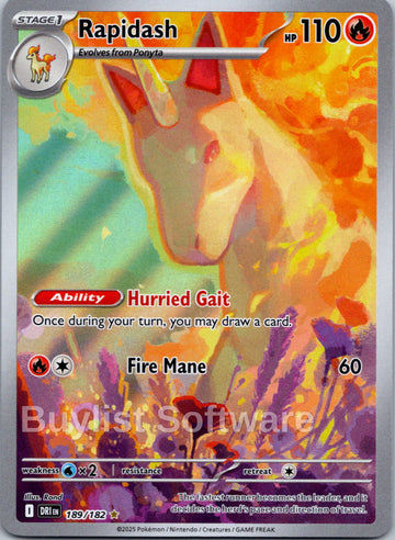 Rapidash [189/182] [Destined Rivals] Holofoil
