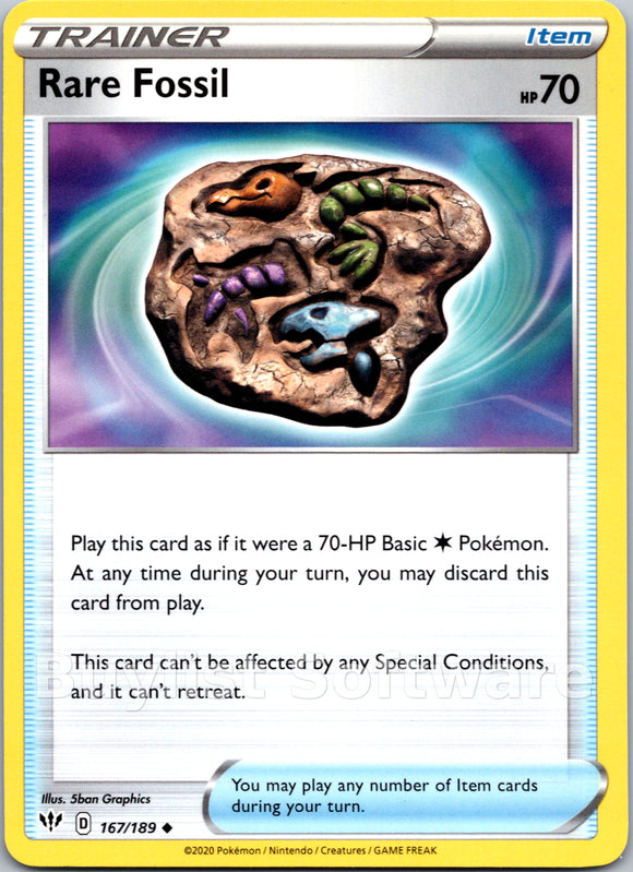 Rare Fossil [167/189] [Darkness Ablaze]