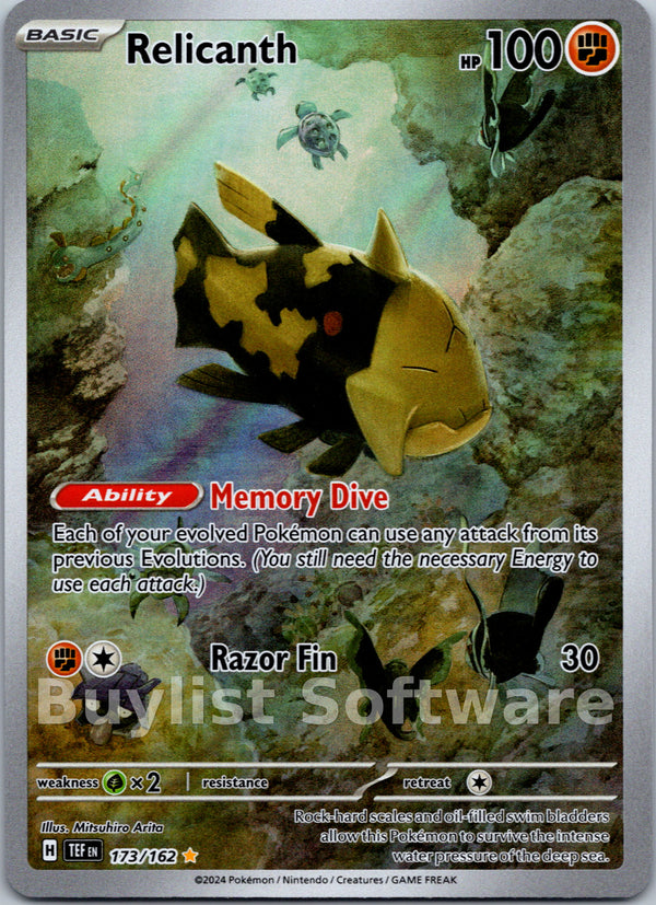 Relicanth [173/162] [Temporal Forces] Holofoil