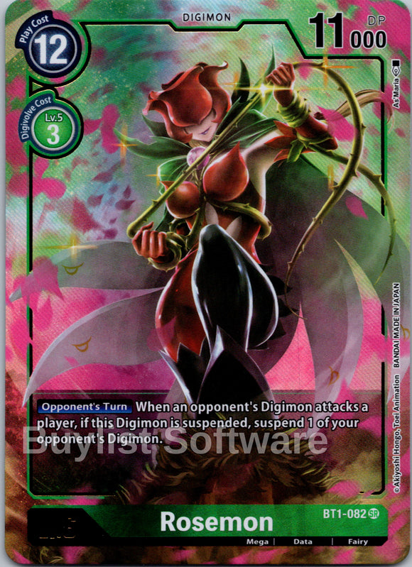 Rosemon (Alternate Art) [BT1-082] [Release Special Booster 1.0] Foil