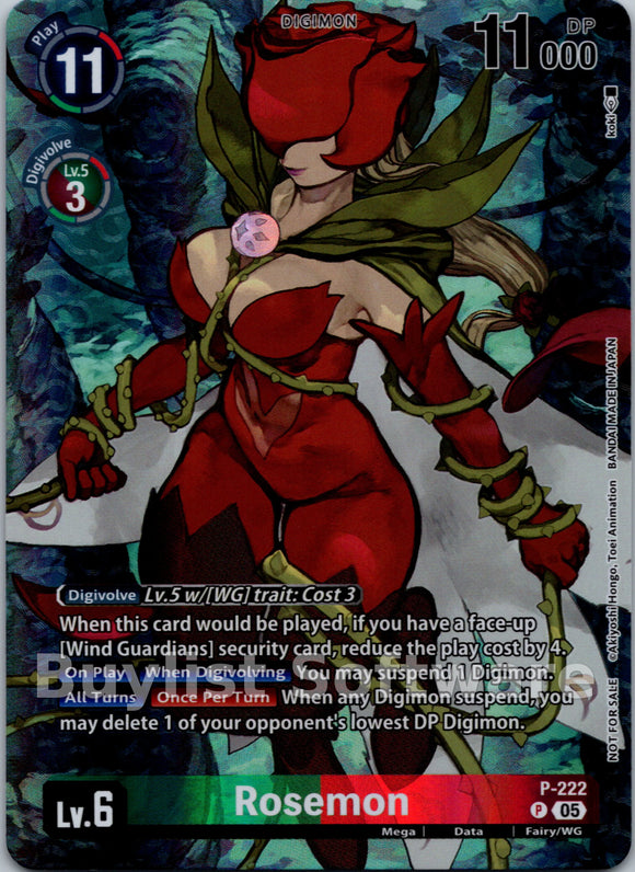 Rosemon (Time Stranger Box Topper)