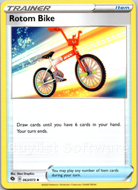 Rotom Bike [63/73] [Champion's Path]