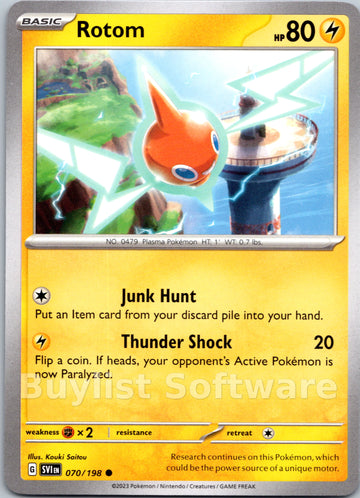 Rotom [070/198] [Scarlet & Violet Base Set]
