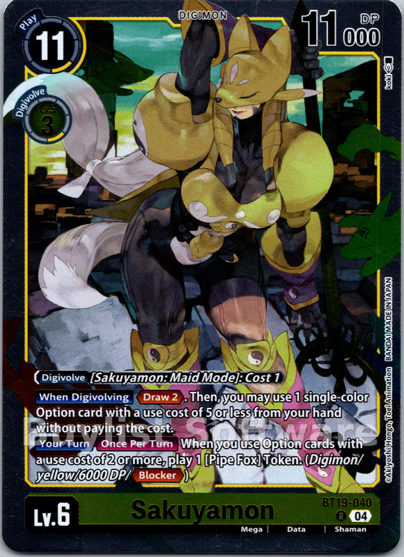 Sakuyamon [BT19-040] [Release Special Booster 2.5] Foil