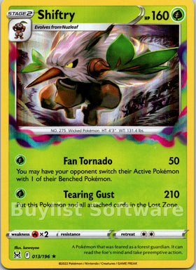 Shiftry [013/196] [Lost Origin] Holofoil