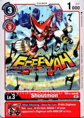 Shoutmon [BT12-008] [Across Time]