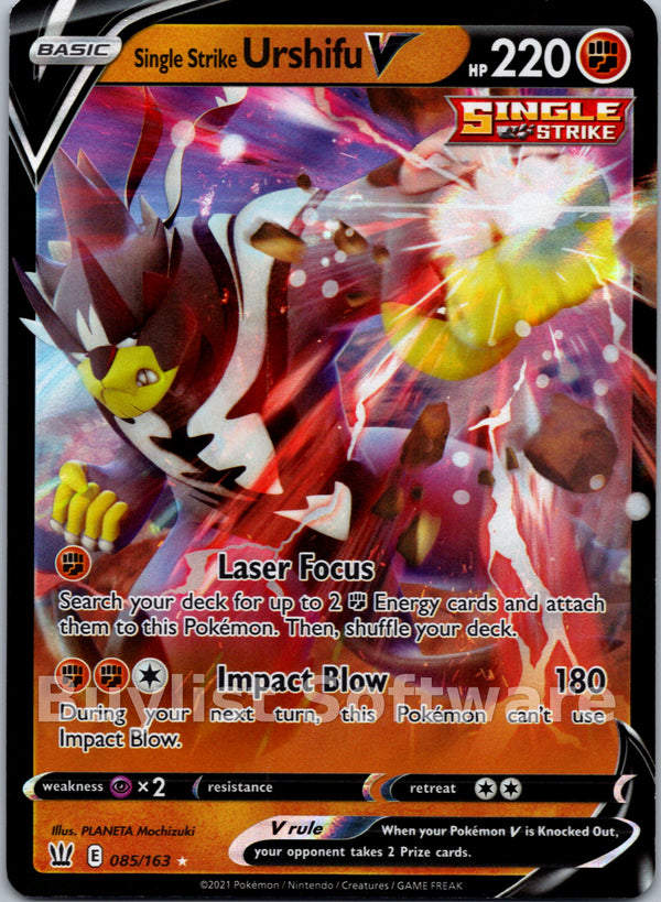 Single Strike Urshifu V [085/163] [Battle Styles] Holofoil
