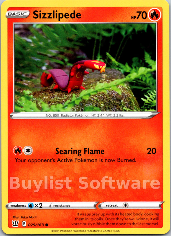 Sizzlipede [029/163] [Battle Styles]