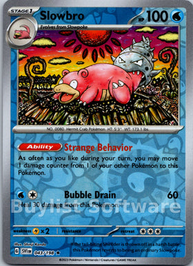 Slowbro [043/198] [Scarlet & Violet Base Set] Reverse Holofoil